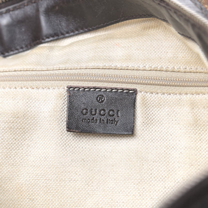 Gucci Monogram Medium Sukey Top Handle Dark Brown 6 of 10