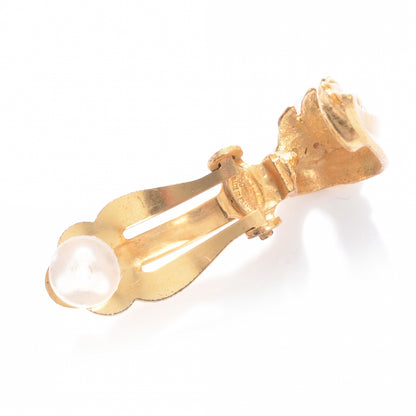 Chanel CC Wheat Clip On Earrings 2 of 2