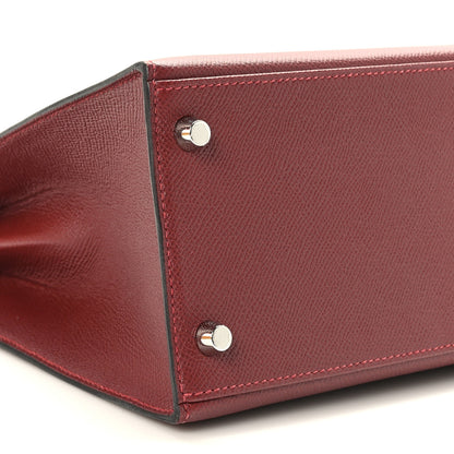Hermes Epsom Kelly Sellier 28 Rouge H 9 of 10