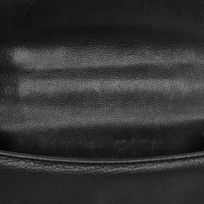 Chanel Goatskin Quilted Large Rita Top Handle Flap Black 12 of 15