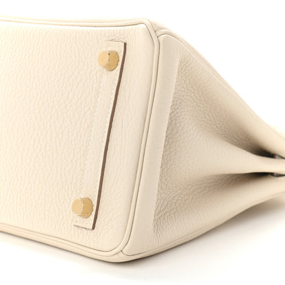 Hermes Togo Birkin 25 Craie 10 of 11