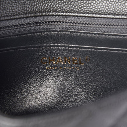Chanel Caviar Quilted Mini Rectangular Flap Dark Grey 6 of 7
