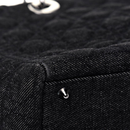 Christian Dior Denim Cannage Large Lady Dior Black 11 of 17