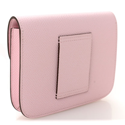 Hermes Epsom Constance Slim Wallet Rose Darling 4 of 10