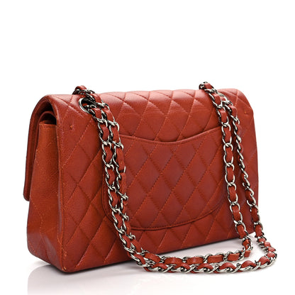 Chanel Caviar Quilted Medium Double Flap Red 3 of 10