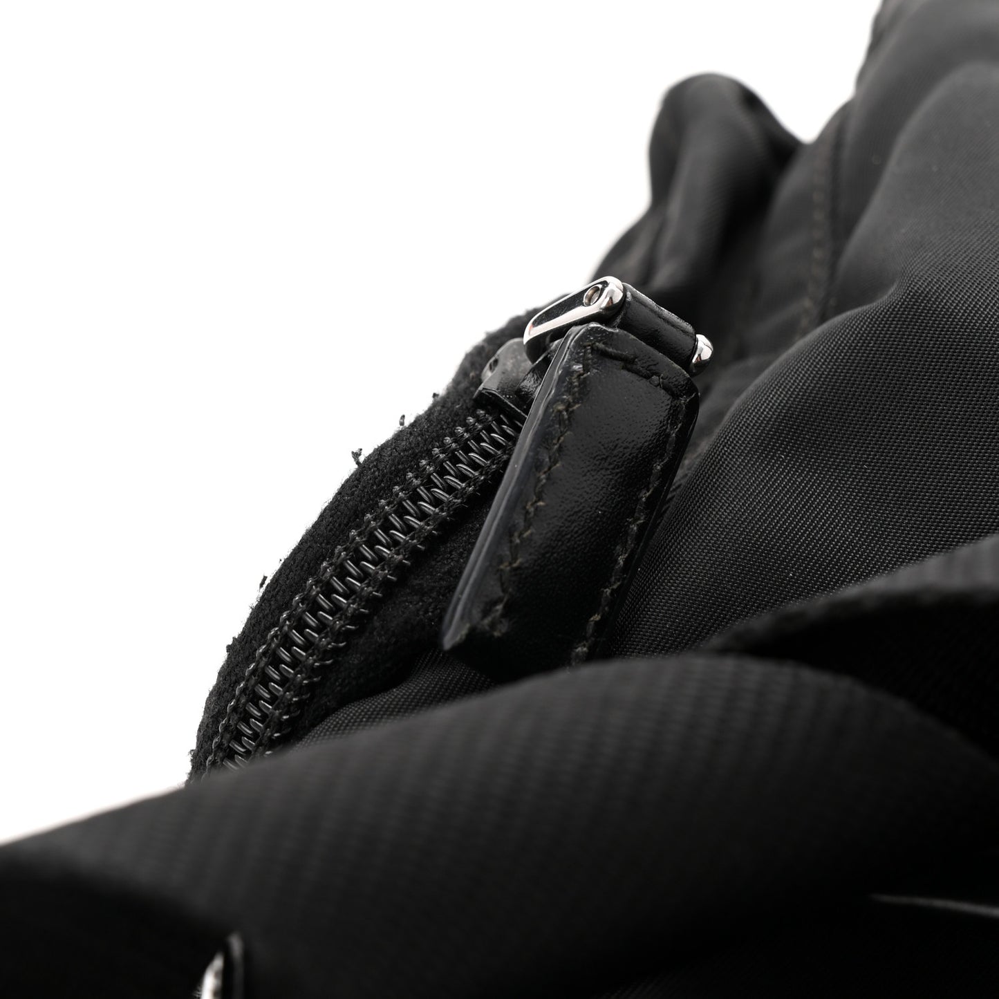 Nylon Vela Sport Messenger Bag Black