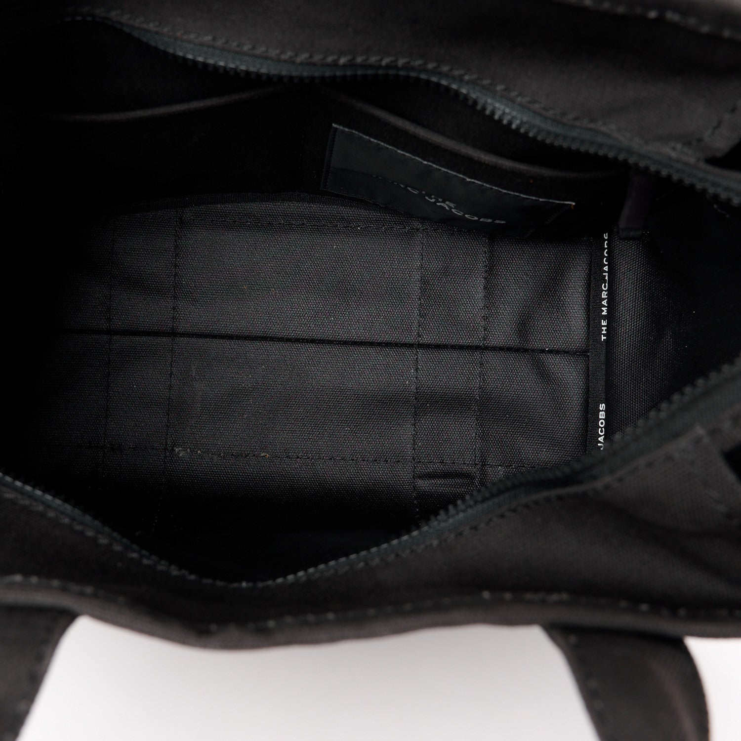 Marc Jacobs Cotton Canvas Small The Traveler Tote Bag Black 5 of 16