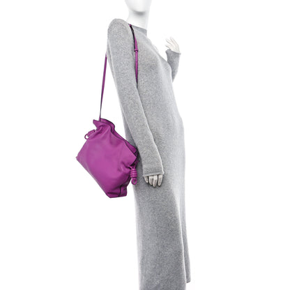 Loewe Nappa Medium Flamenco Knot Bag Purple 2 of 12