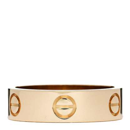 Cartier 18K Yellow Gold 5.5mm LOVE Ring 55 7.25 1 of 5