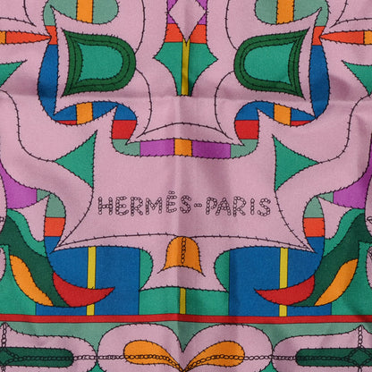 Hermes Silk Esprit Ainou Scarf 90 Multicolor 4 of 5