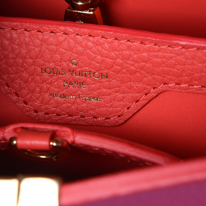 Louis Vuitton Taurillon Capucines BB Hibiscus Flamingo 7 of 8