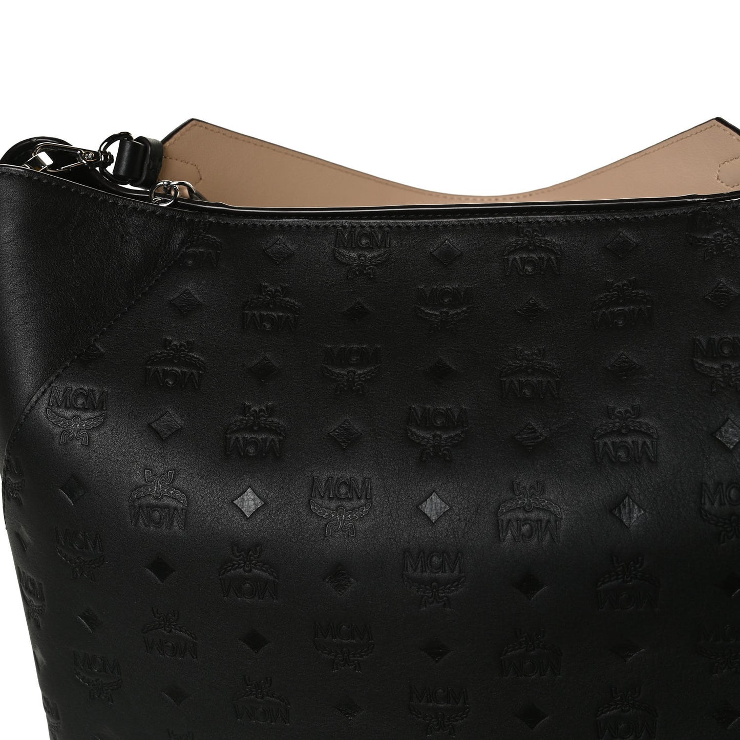Calfskin Ottomar Large Klara Hobo Black