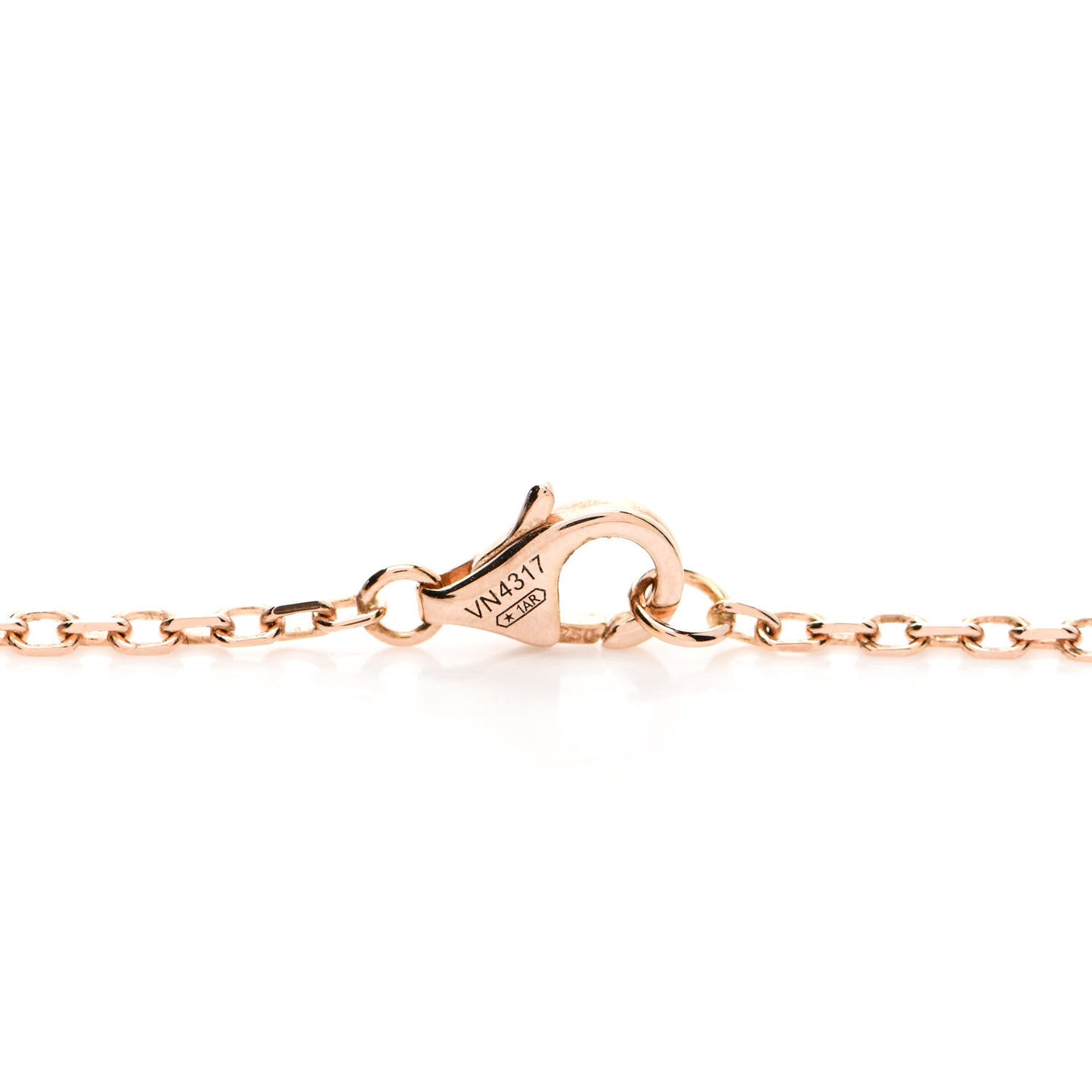 18K Pink Gold Pink Sapphire Trinity Pendant Necklace
