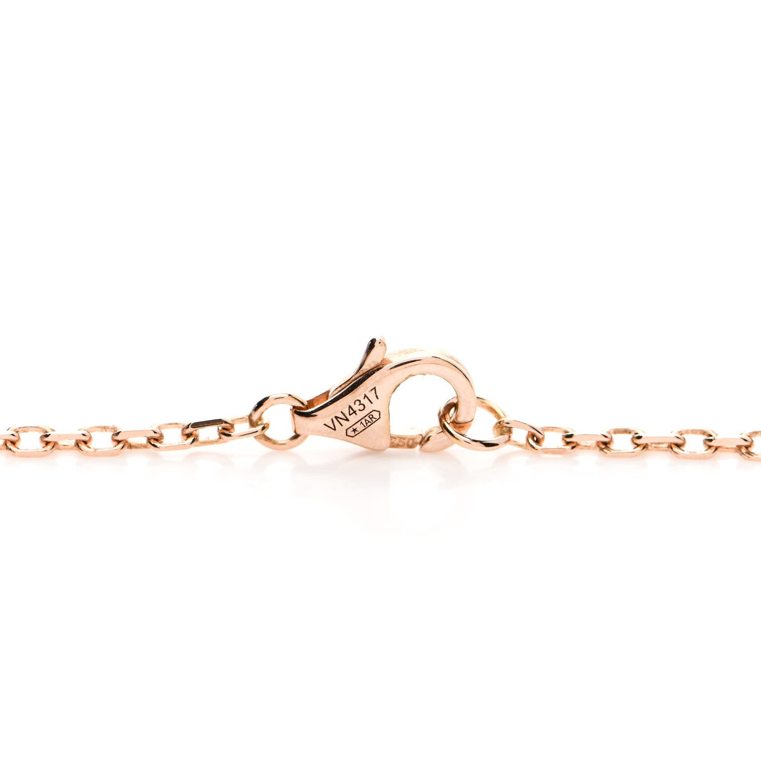 Cartier 18K Pink Gold Pink Sapphire Trinity Pendant Necklace 4 of 4