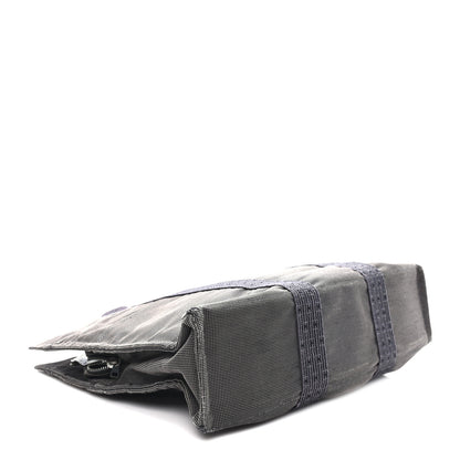Hermes Canvas Herline MM Tote Grey 4 of 11