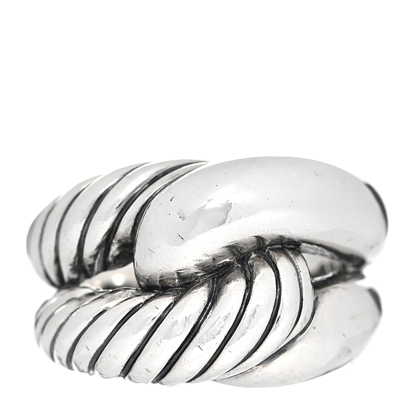 Sterling Silver Large Infinity Ring 56 7.5