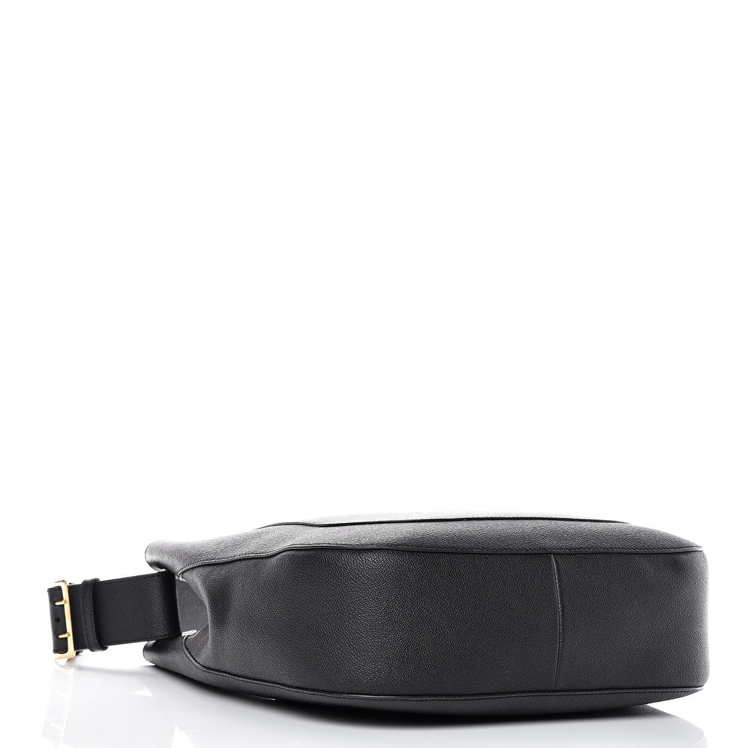 Burberry Grainy Calfskin Small Elmstone Hobo Black 4 of 10
