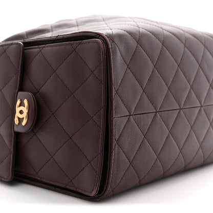 Chanel Caviar Quilted Medium Chanel 25 Handbag Dark Brown 10 of 13