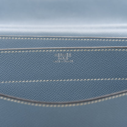 Hermes Epsom Kelly Depeche 34 Blue Jean 5 of 15