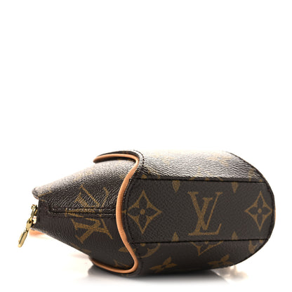 Louis Vuitton Monogram Mini Ellipse Wristlet Clutch 4 of 7