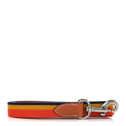 Hermes Toile Natural Bridle Robocar II Dog Leash Dark Irish 1 of 4