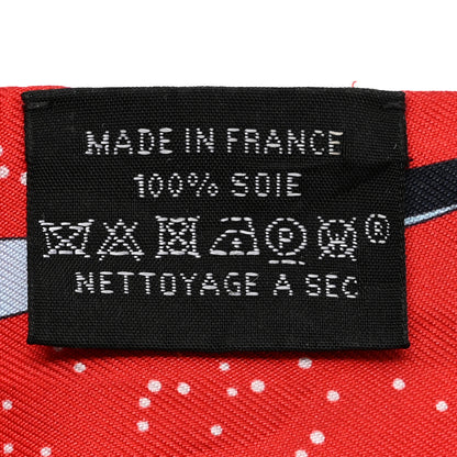Hermes Silk Space Derby Twilly Rouge Vert Bleu 3 of 4
