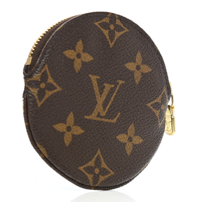 Louis Vuitton Monogram 2019 Christmas Animation Round Coin Purse Blue 3 of 8