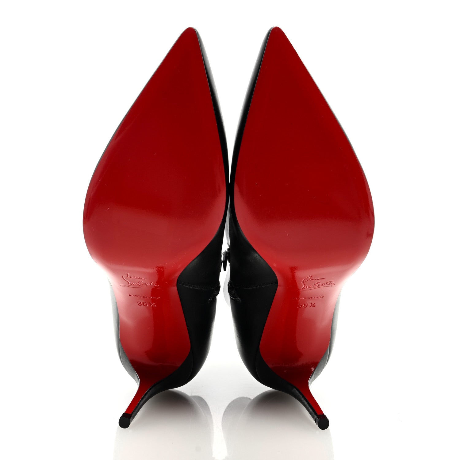Christian Louboutin Calfskin So Kate Booty 100 Ankle Boots 36.5 Black 5 of 7
