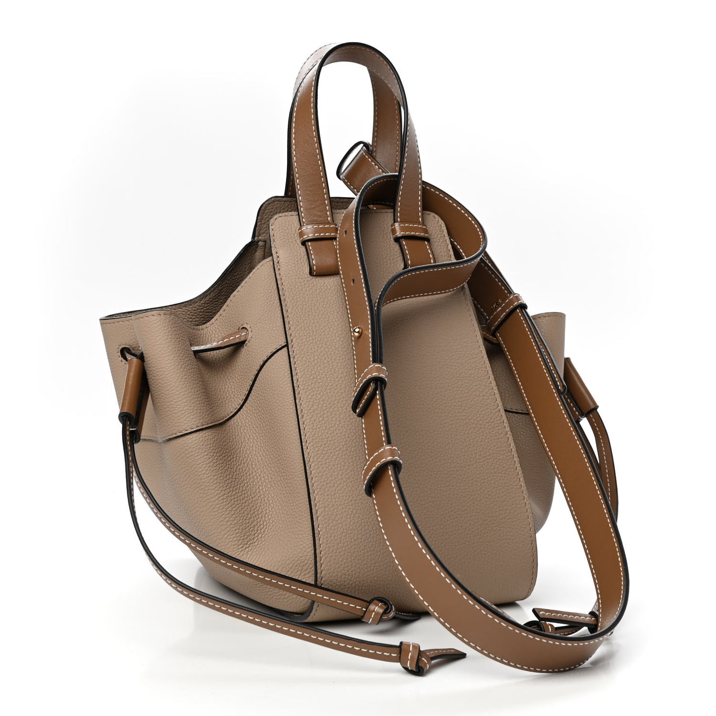 Calfskin Mini Hammock Shoulder Bag Sand Mink