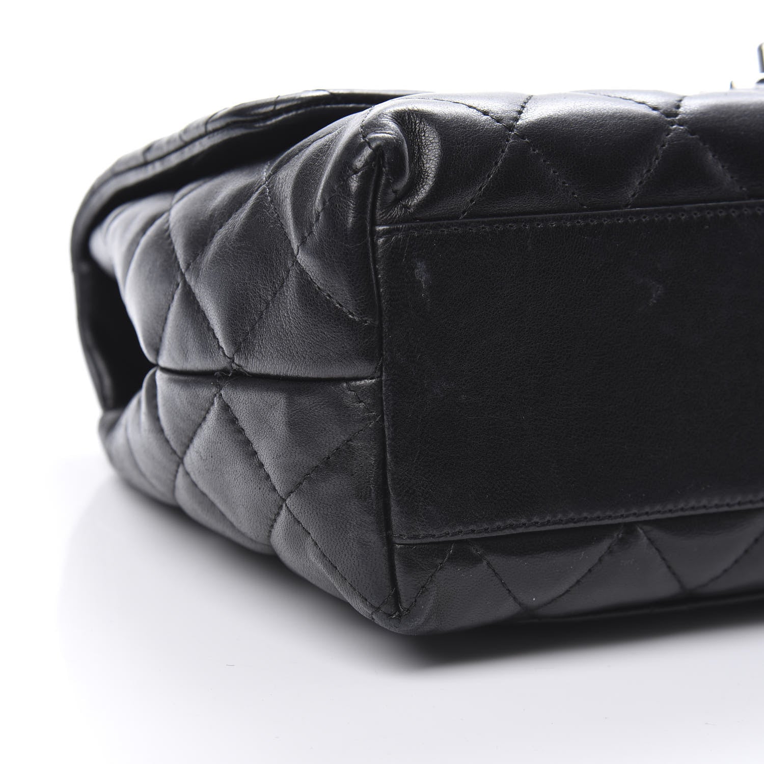 Chanel Lambskin Quilted Medium Kelly Flap Bag Black 9 of 16