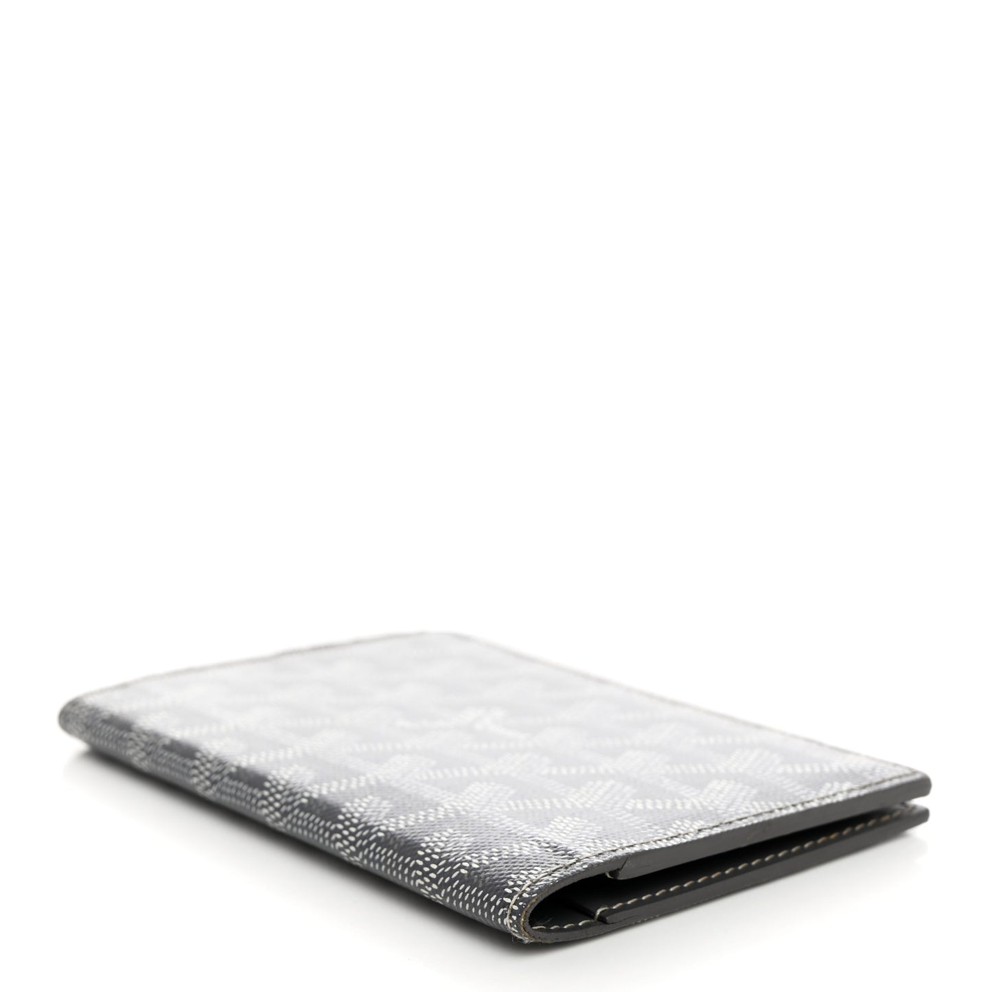Goyardine Passport Wallet Grey