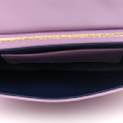 Louis Vuitton Lambskin Embossed Monogram Pochette Coussin Parme 5 of 8