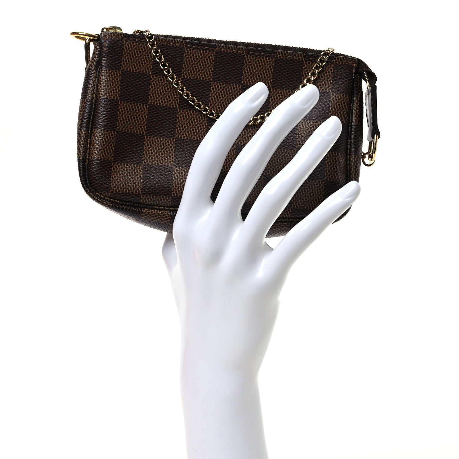 Louis Vuitton Damier Ebene Mini Pochette Accessories 2 of 8