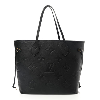 Louis Vuitton Empreinte Monogram Giant Neverfull MM Black 3 of 11