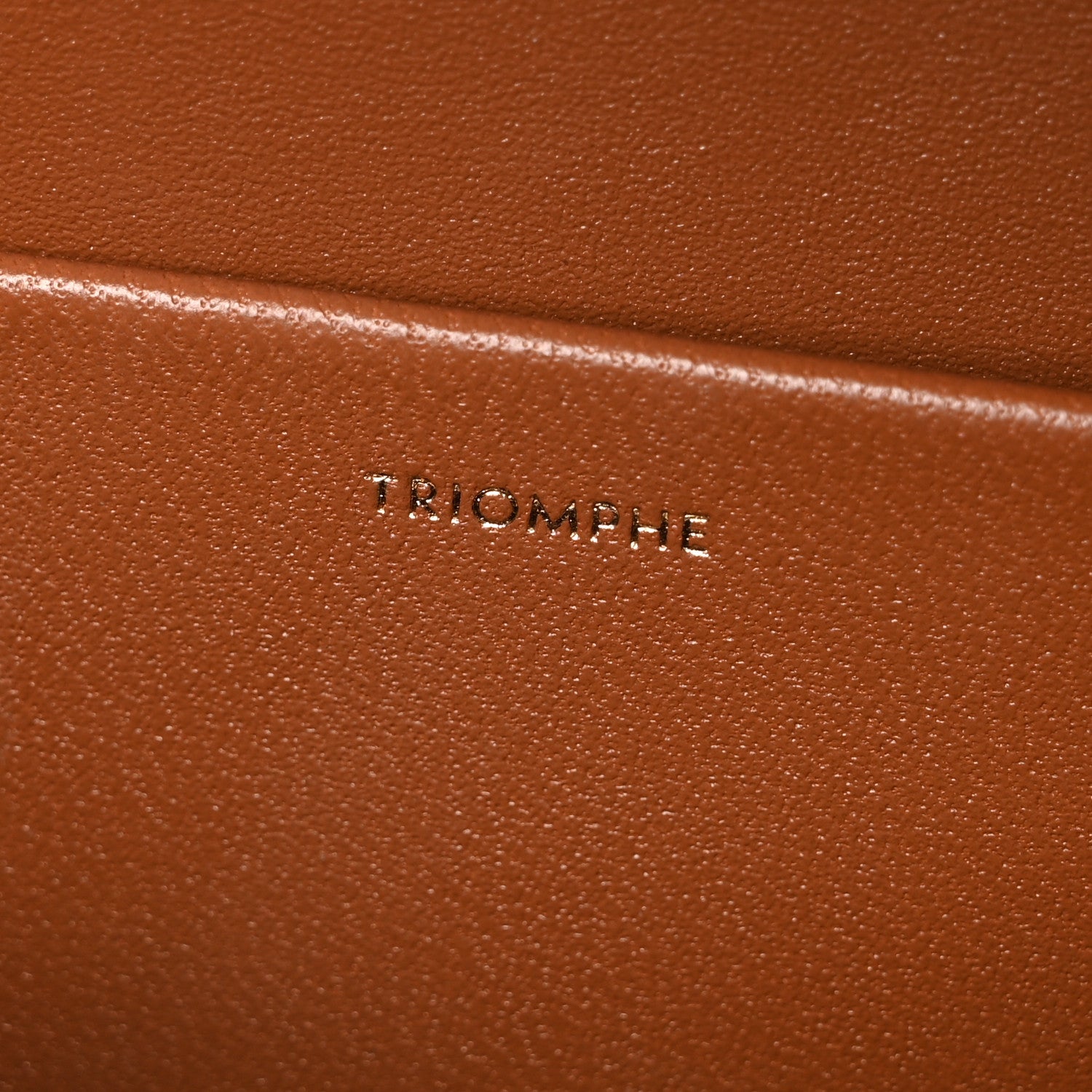 Celine Natural Calfskin Triomphe Shoulder Bag Tan 7 of 10