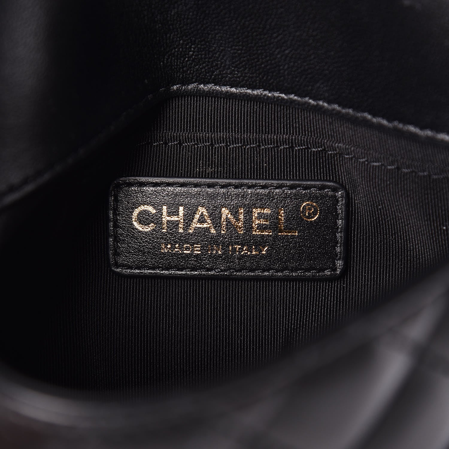Chanel Lambskin Quilted Side Packs Black 7 of 11