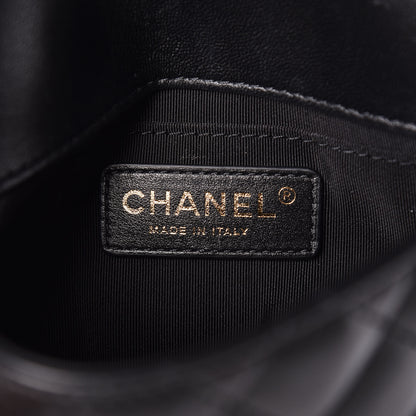 Chanel Lambskin Quilted Side Packs Black 7 of 11