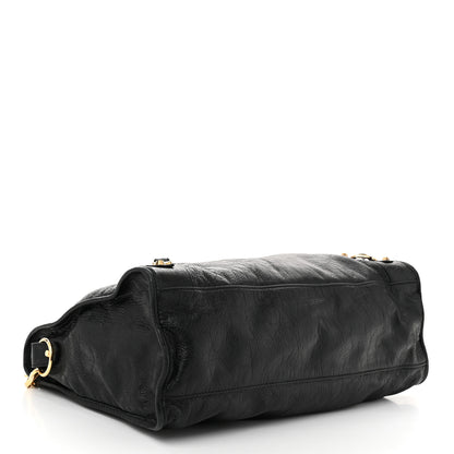 Balenciaga Agneau Classic Gold Hardware City Black 4 of 10