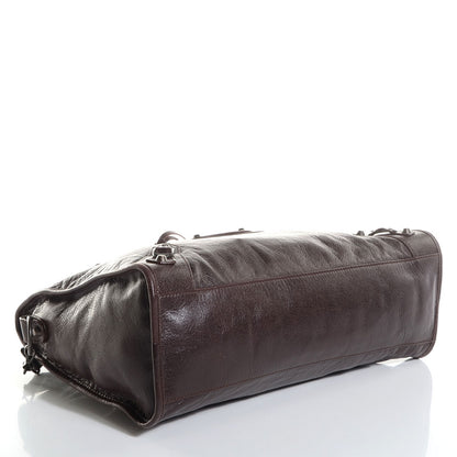 Balenciaga Agneau Classic Hardware City Cigare Fonce 4 of 17