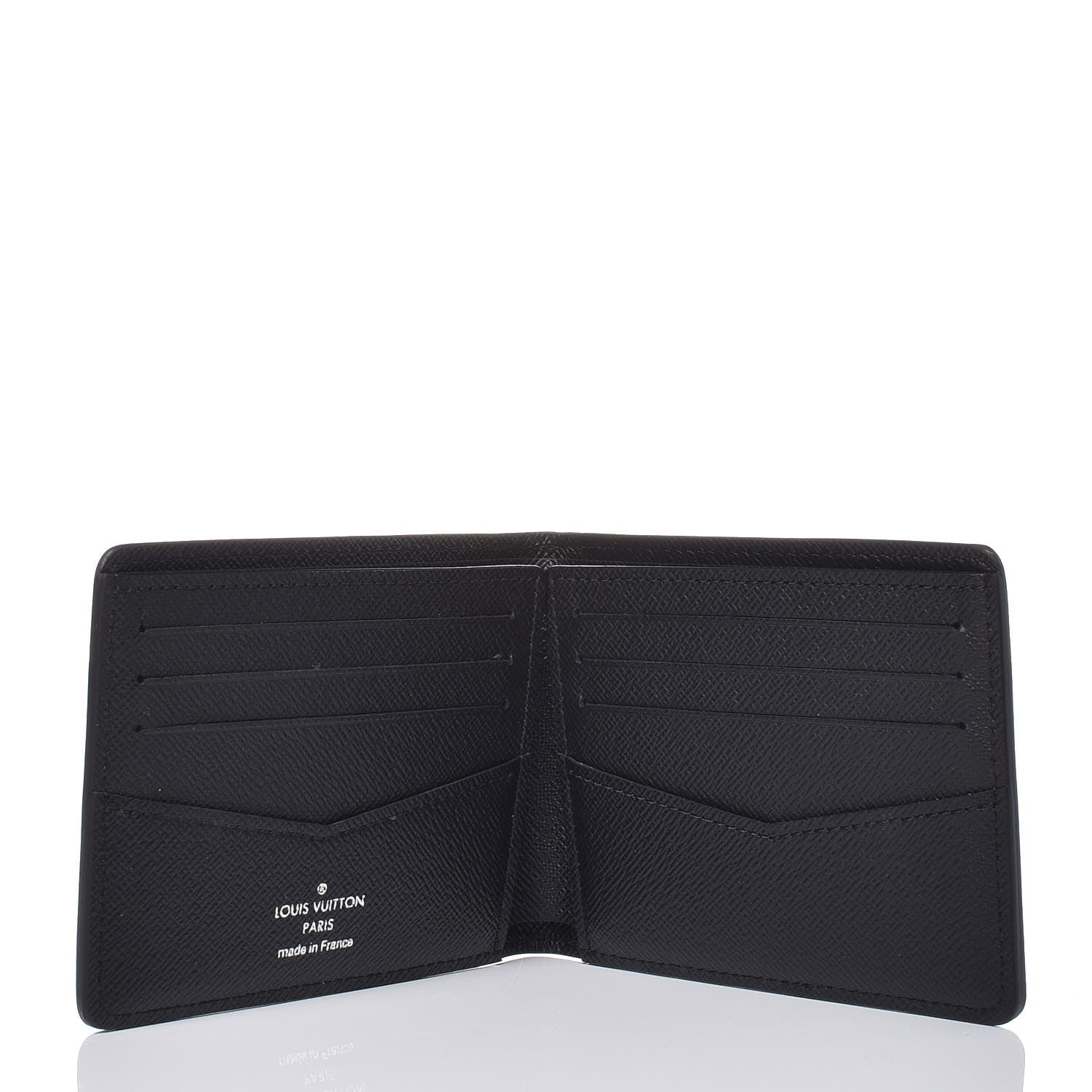 Louis Vuitton Epi Slender Wallet Black 5 of 7