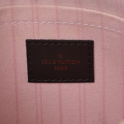 Louis Vuitton Damier Ebene Neverfull MM GM Pochette Rose Ballerine 6 of 9