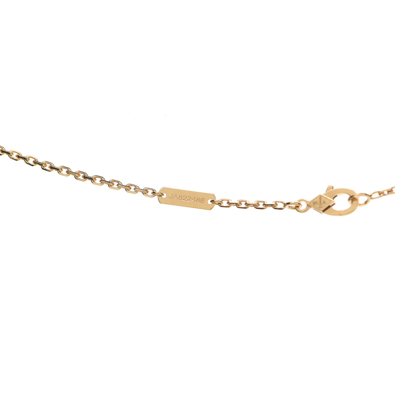 Van Cleef & Arpels 18K Yellow Gold Mother of Pearl Magic Alhambra Long Necklace 4 of 7