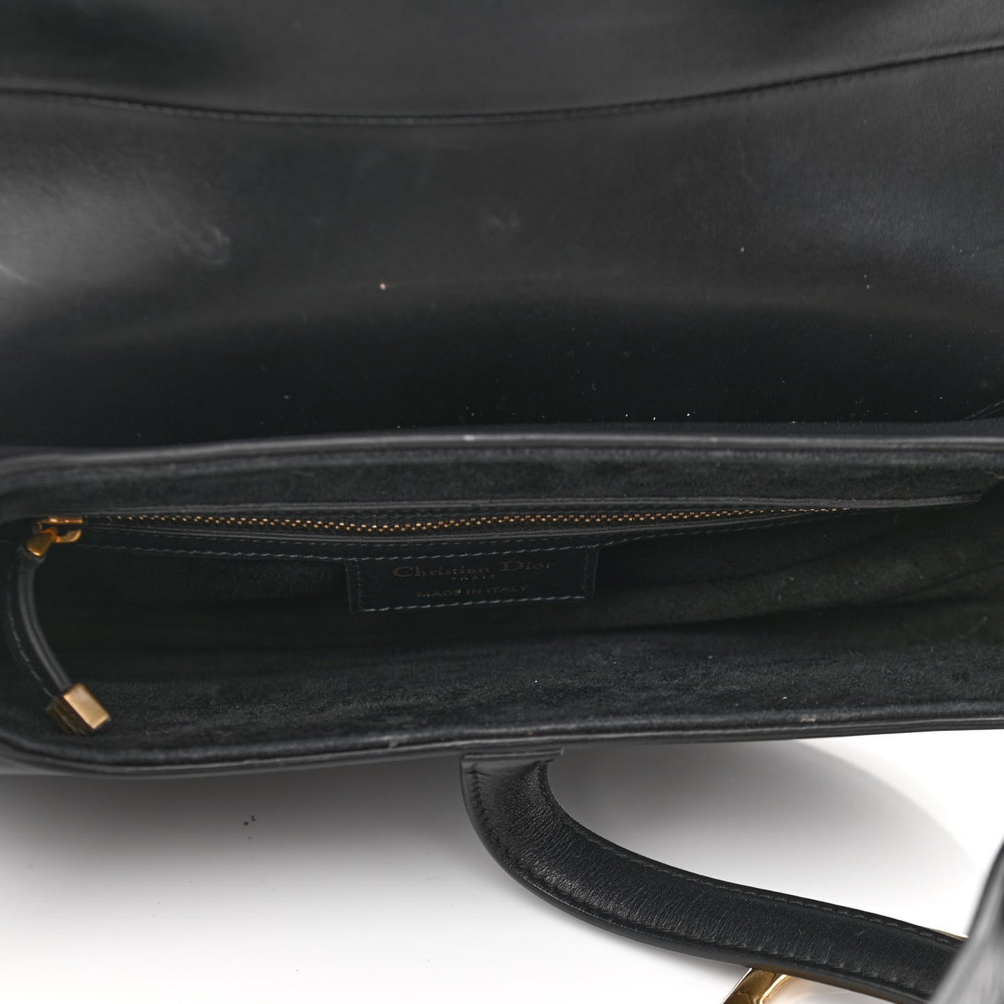 Calfskin Saddle Bag Black