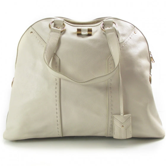 Saint Laurent Leather Large Muse Ivory 1 of 10