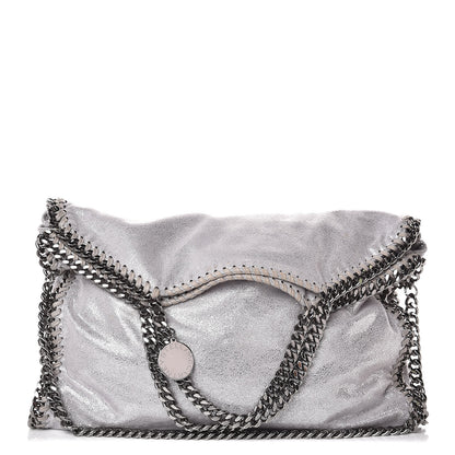 Stella McCartney Shaggy Deer Falabella Fold Over Tote Grey 1 of 10