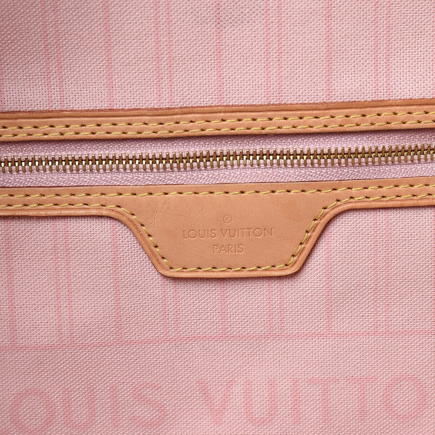 Damier Azur Neo Neverfull MM Rose Ballerine