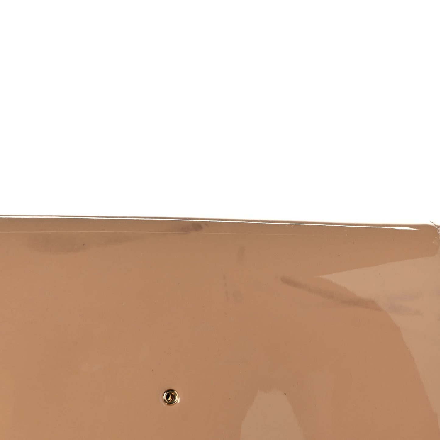 Patent Louise Clutch Nude