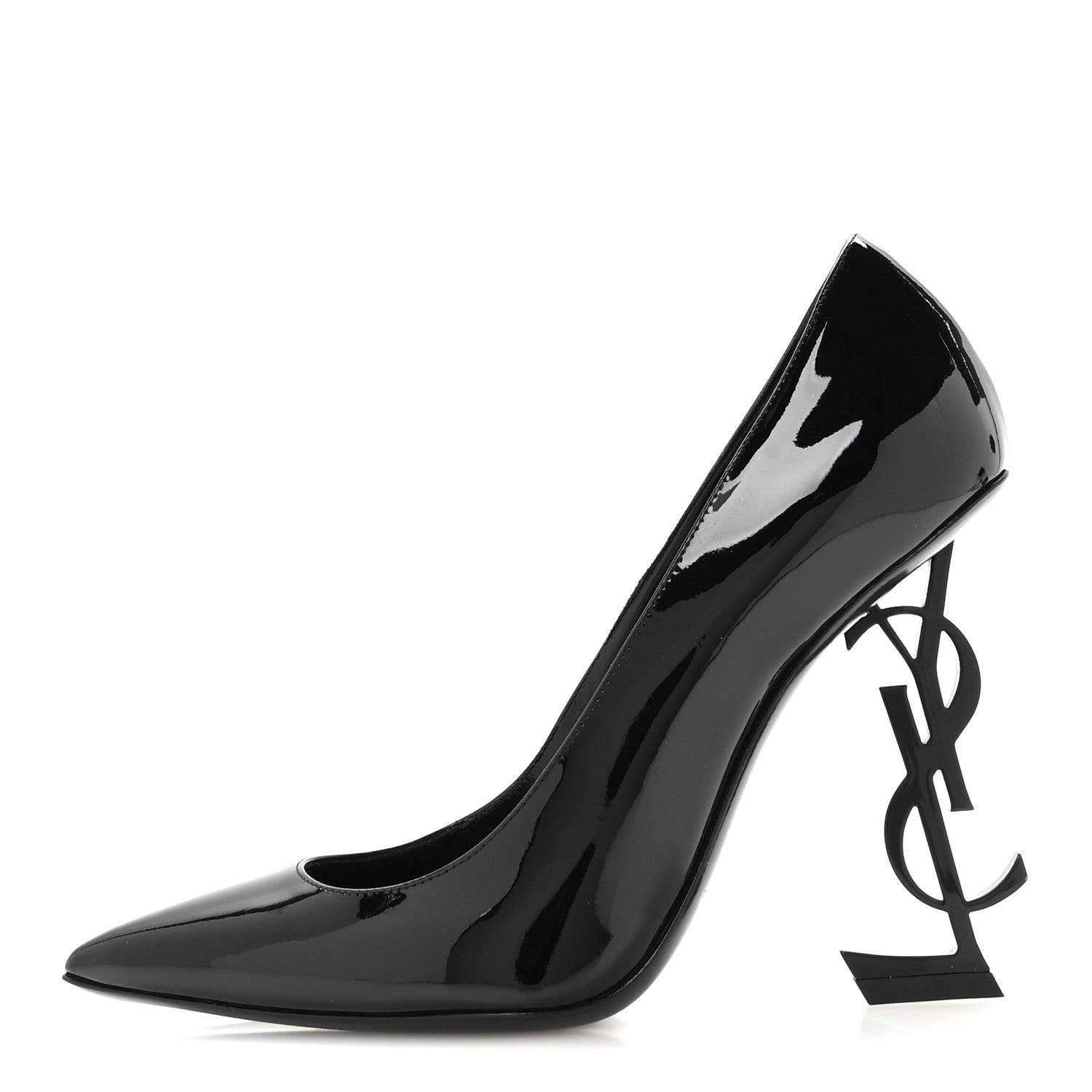 Saint Laurent Patent Opyum 110 Pumps 37.5 Black 1 of 9