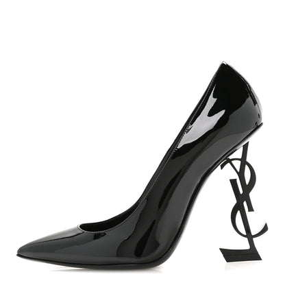 Saint Laurent Patent Opyum 110 Pumps 37.5 Black 1 of 9