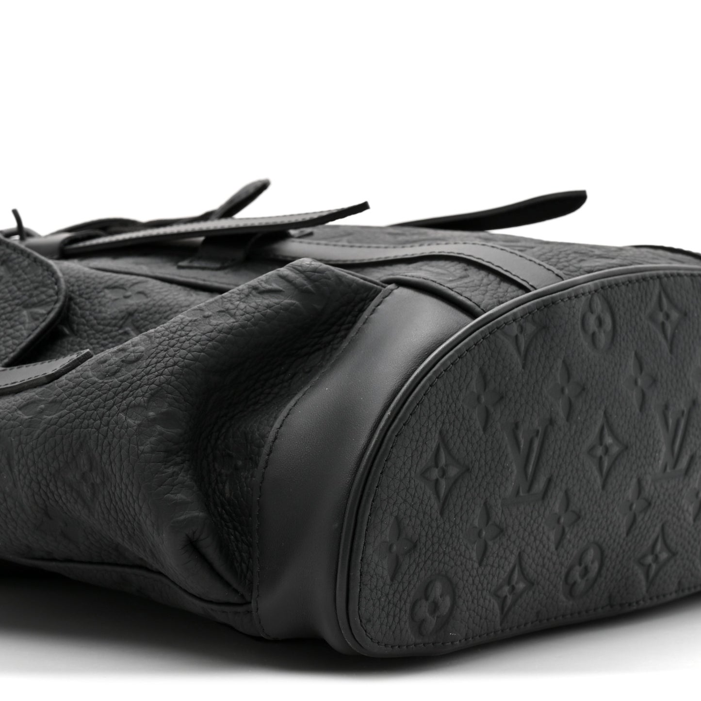 Taurillon Monogram Christopher MM Backpack Black